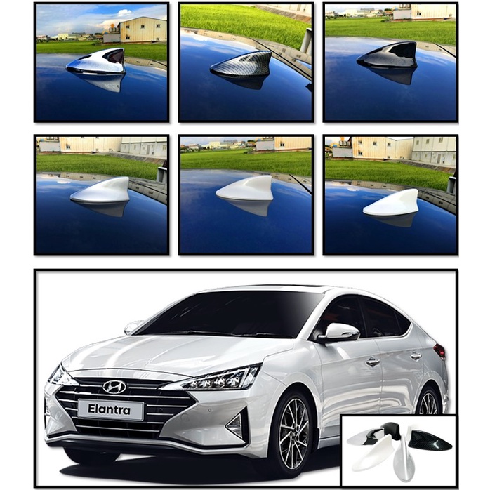 圓夢工廠 Hyundai 現代 Elantra / Elantra Sport 2020~23 車頂 鯊魚鰭 造型天線貼