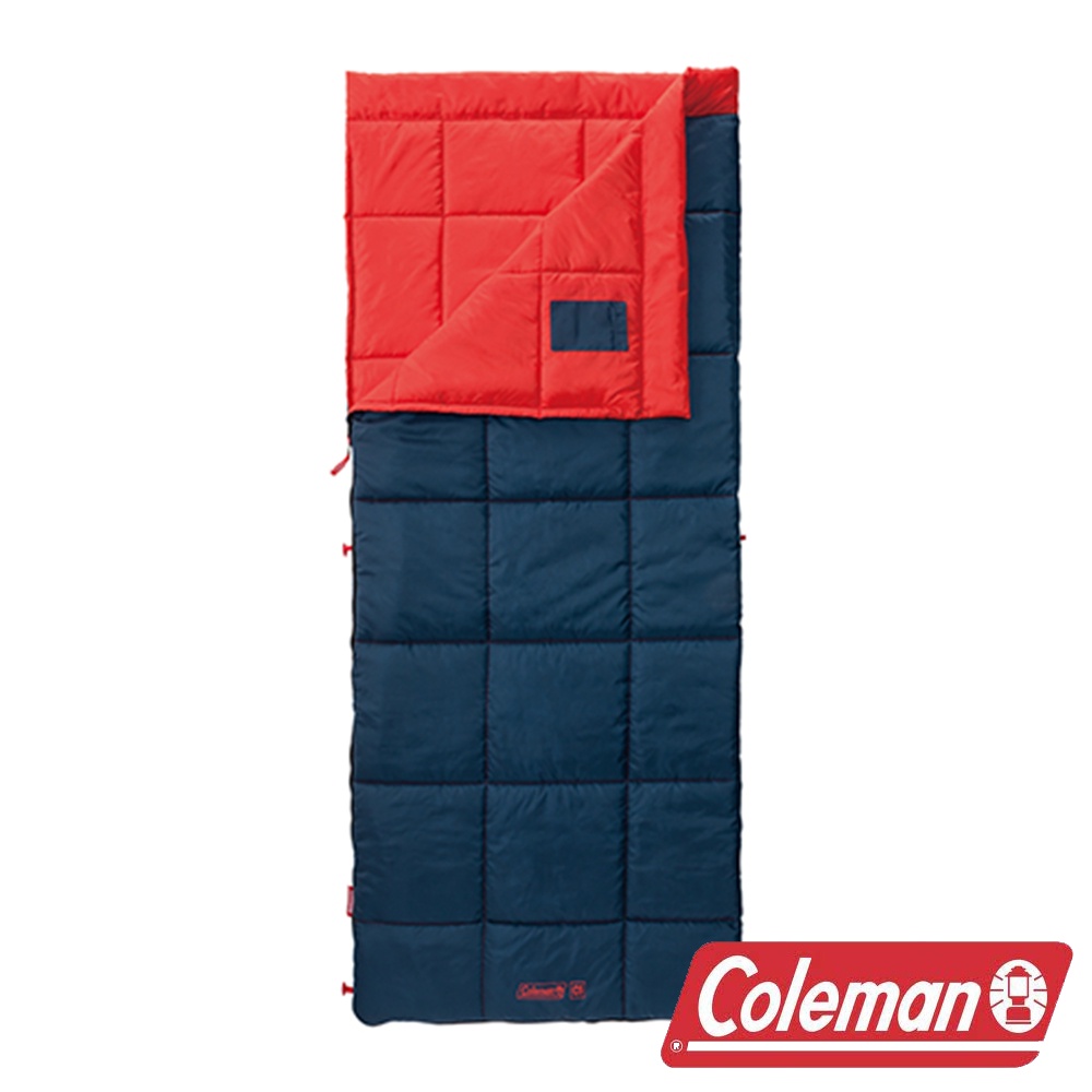 【美國Coleman】表演者III橘睡袋/C5 信封型睡袋 化纖睡袋 可雙拼連接 (舒適溫度：5℃) CM-34774M