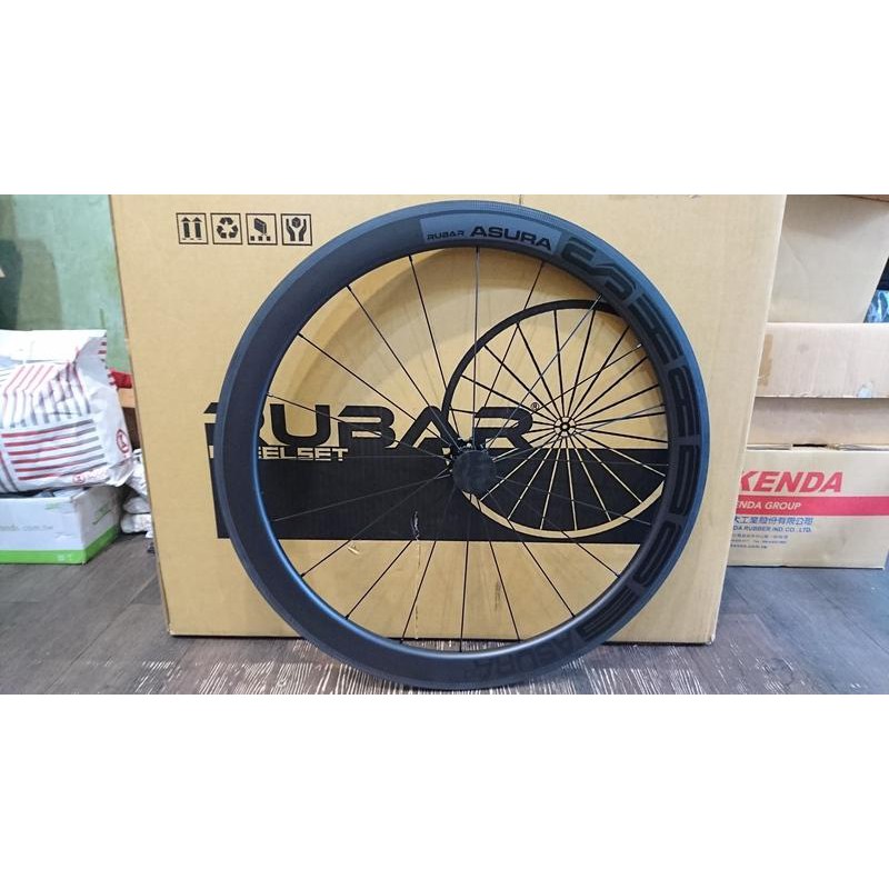 [304bike 台北市]Rubar Shadow asura 50 全碳纖 50mm 公路輪組 加贈內外胎 1550g