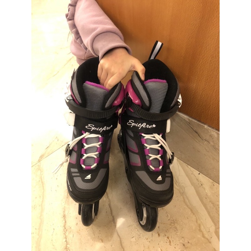 「二手」美國Rollerblade女童直排輪鞋（17.5公分-21公分）