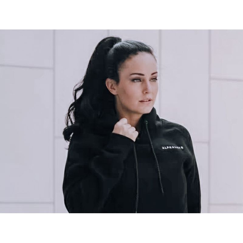 alphalete cropped hoodie