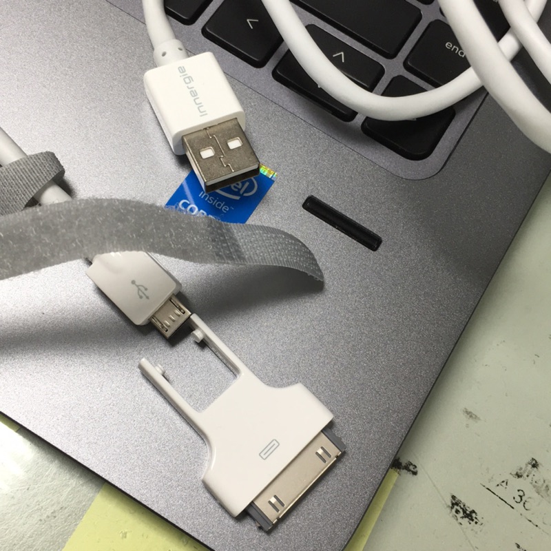 Innergie magic USB cable台達電子品牌micro USB to USB傳輸線，可變身iPhone4 30針 電源線