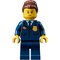 LEGO 樂高 人偶 10278 女警官 twn406