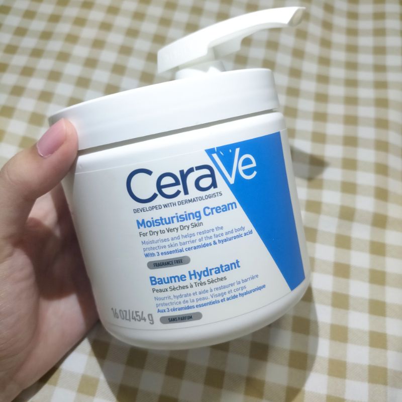 CeraVe適樂膚長效潤澤修護霜454g(按壓版）