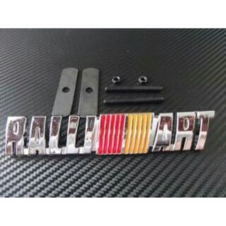 三菱水箱 中網標 RALLYART立體標誌 LANCER VIRAGE WRC