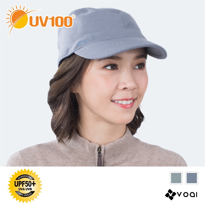 【UV100】防曬 保暖織紋造型軍風帽(ME81708) VOAI