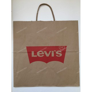 LEVI'S 大紙袋 二手 提袋 禮品袋 包裝袋 名牌 精品 手提袋 紙袋