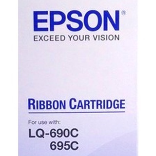 原廠EPSON S015611 黑色墨水匣/色帶 ∕適用印表機 LQ-690 ∕ LQ-695C 32米