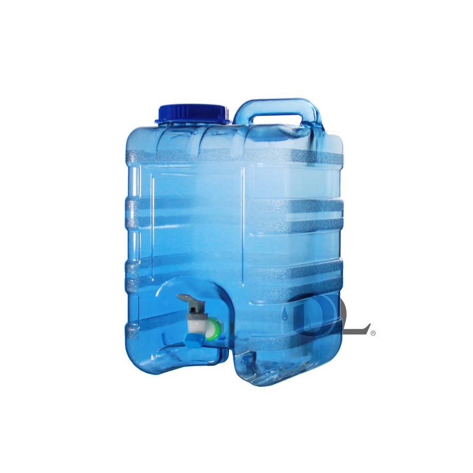 【艾瓦得淨水】台灣製造FDA認證水桶 食品級原料~桶裝水~4加侖藍色水桶 16公升