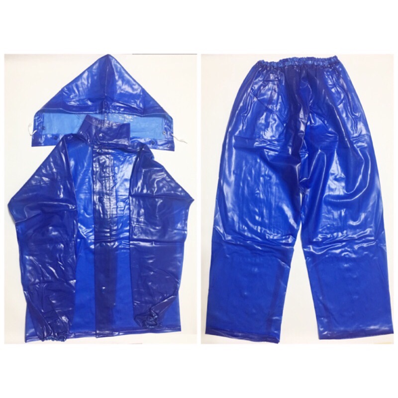 Kpd Shop 超厚拉鍊式海膠雨衣 蝦皮購物