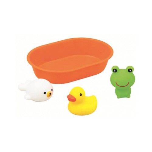 Toyroyal 樂雅 洗澡玩具/海邊玩具/戲水玩具-歡樂洗澡組(橙)