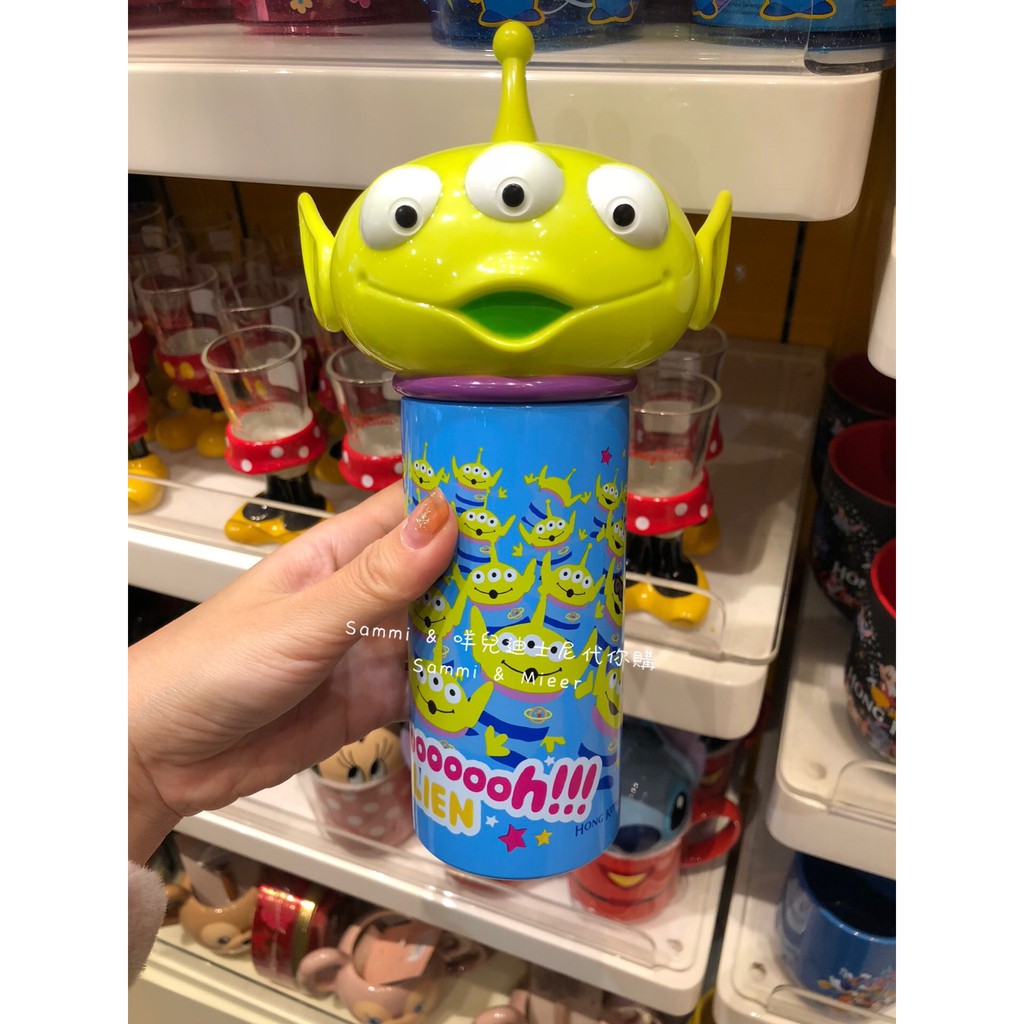 咩代購🌸香港迪士尼代購—玩具總動員 三眼怪 保溫瓶