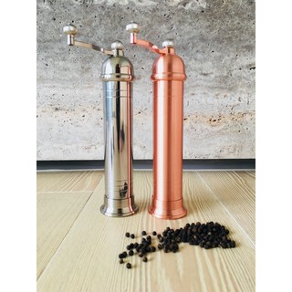 銀色 玫瑰金色 希臘廚具同款質感研磨器/高階/不鏽鋼/胡椒/海鹽/湖鹽/胡椒罐/研磨罐/調味罐/高品質手動旋轉
