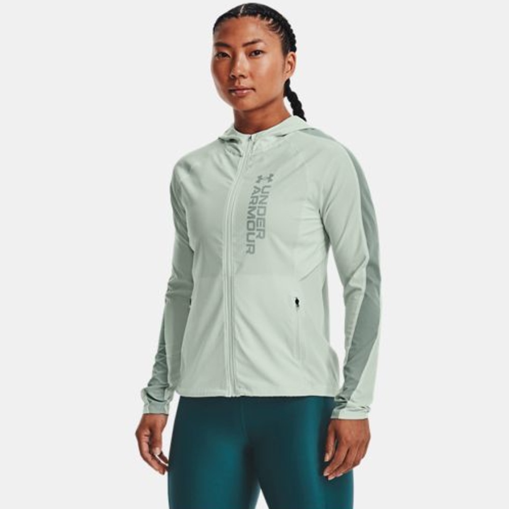 Under Armour 連帽外套 OutRun the STORM 女 1361384-592 淡綠
