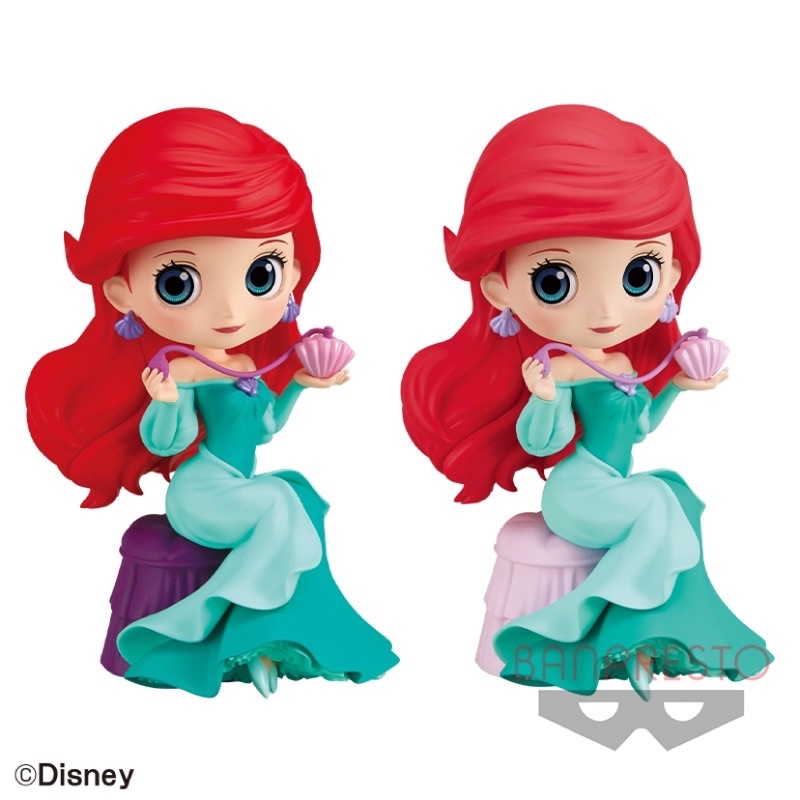 日版 現貨 Qposket 小美人魚 香水瓶 艾莉兒 愛麗兒 香水 迪士尼 公主 Ariel 公仔 貝殼 Disney