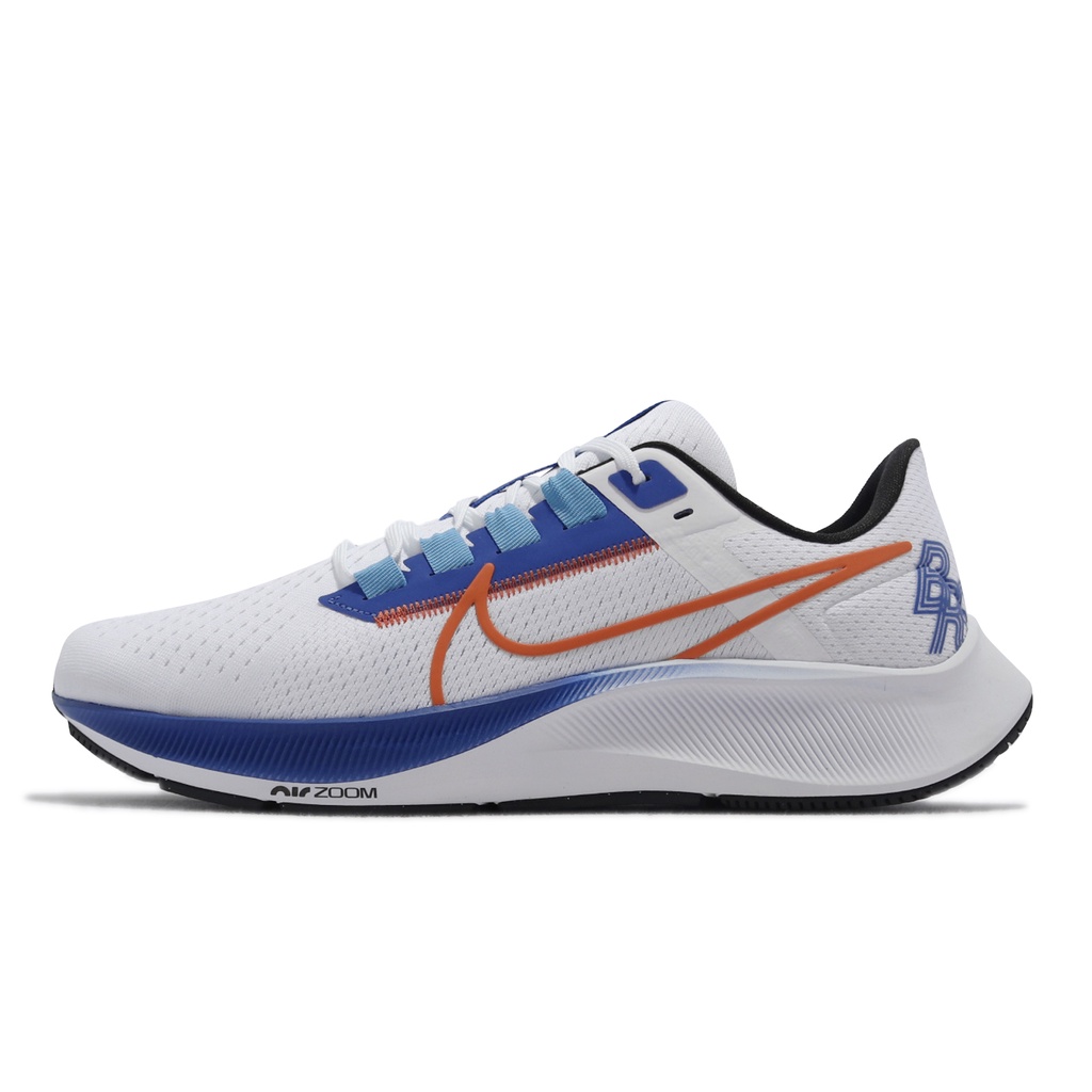 Nike 慢跑鞋 Air Zoom Pegasus 38 白 藍 男鞋 路跑 運動鞋 【ACS】 DQ8575-100