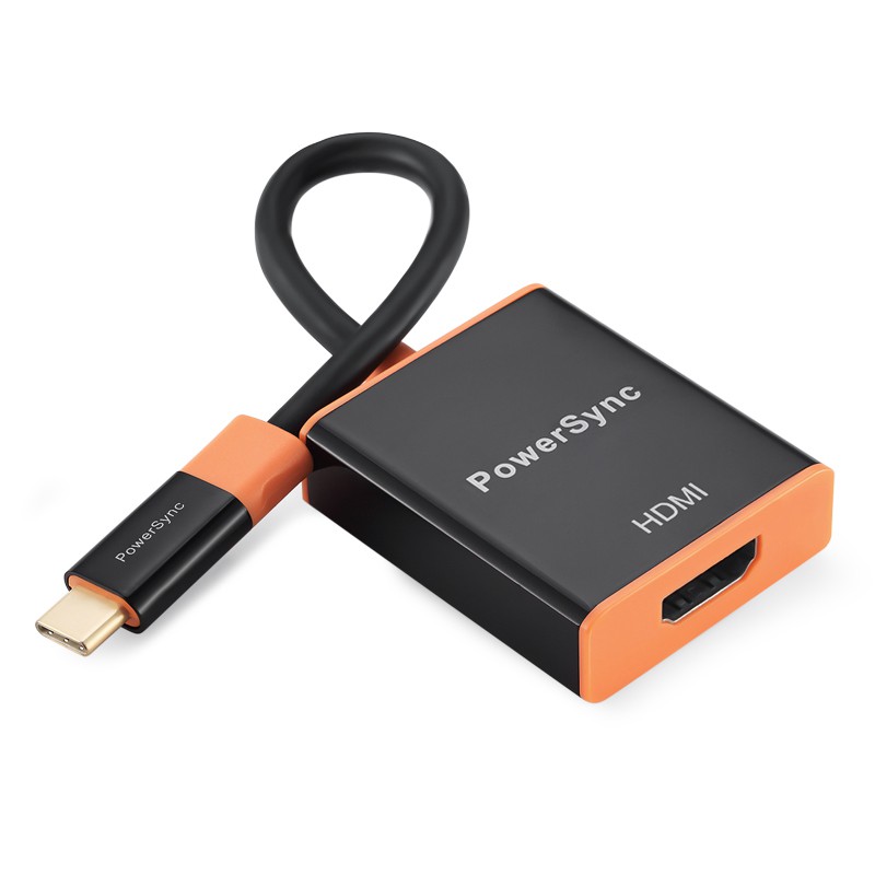 群加 PowerSync USB3.1 Type C to HDMI 轉接線 / 15cm (CUBCKCRP0001)