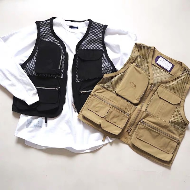 north face purple label vest