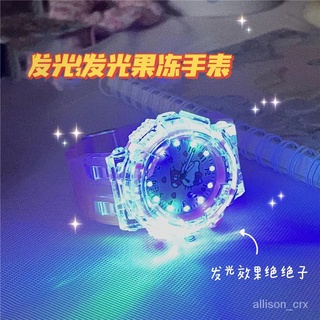 【優選精品】兒童髮光手錶卡通電子錶幼兒園小學生玩具可愛女孩公主防水3-6嵗ins風韓國 7BB0