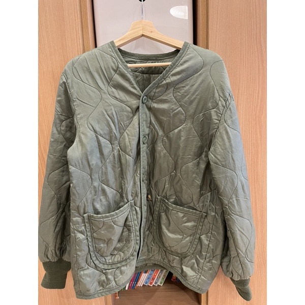 Alpha Industries Liner 軍綠 二手m-65 內裏外套  衍縫