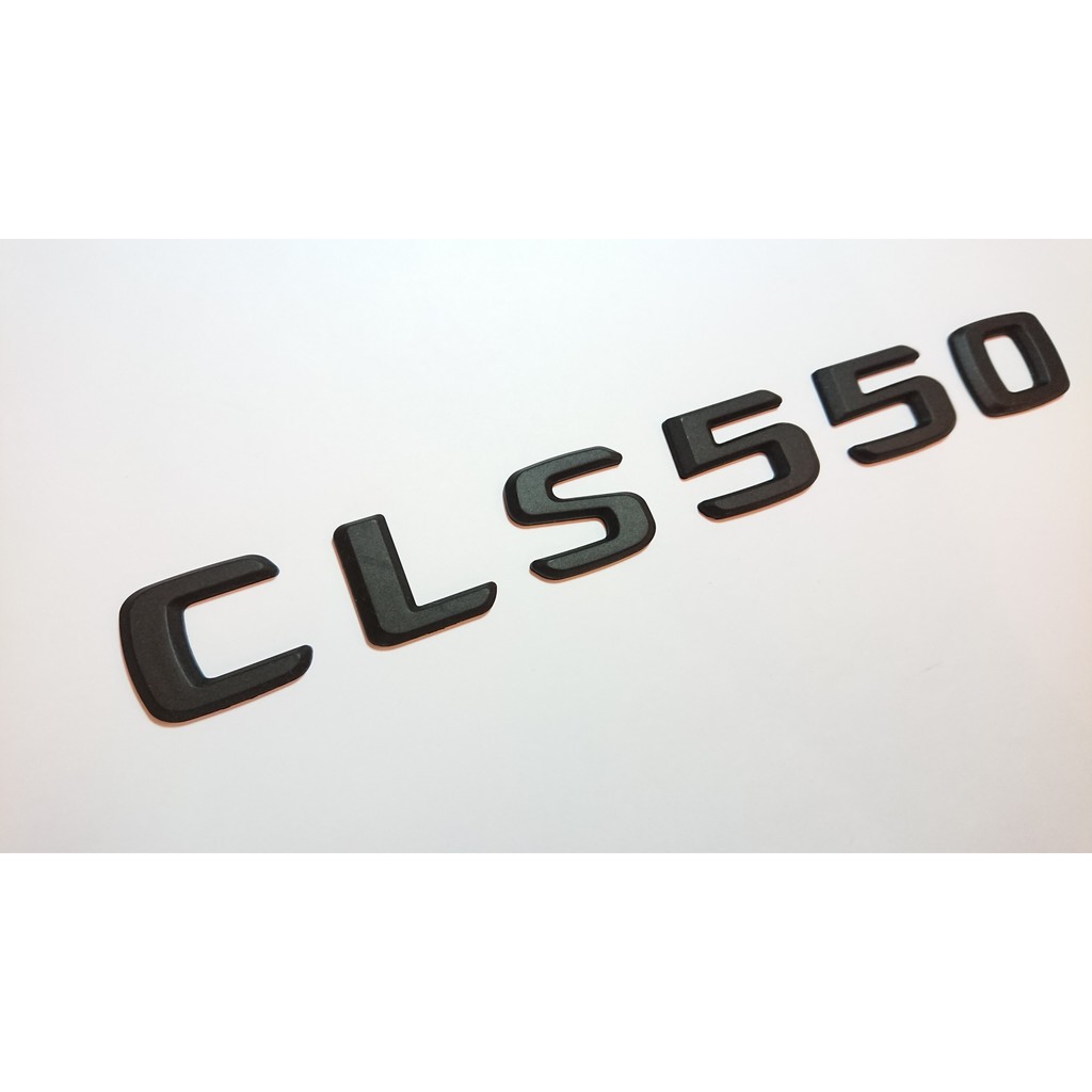 圓夢工廠 Benz 賓士 CLS W218 CLS550 超質感 改裝 消光黑 後車箱字貼 字標 同原廠款式