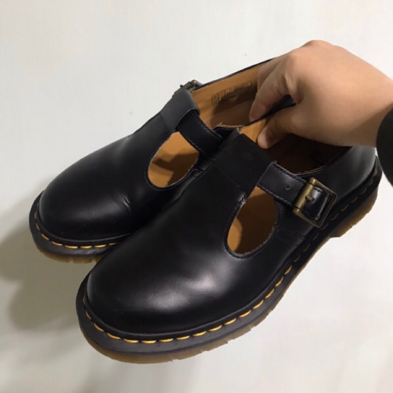 【二手】Dr.Martens Polley T-bar 瑪麗珍 黑 / UK-6 / EUR39