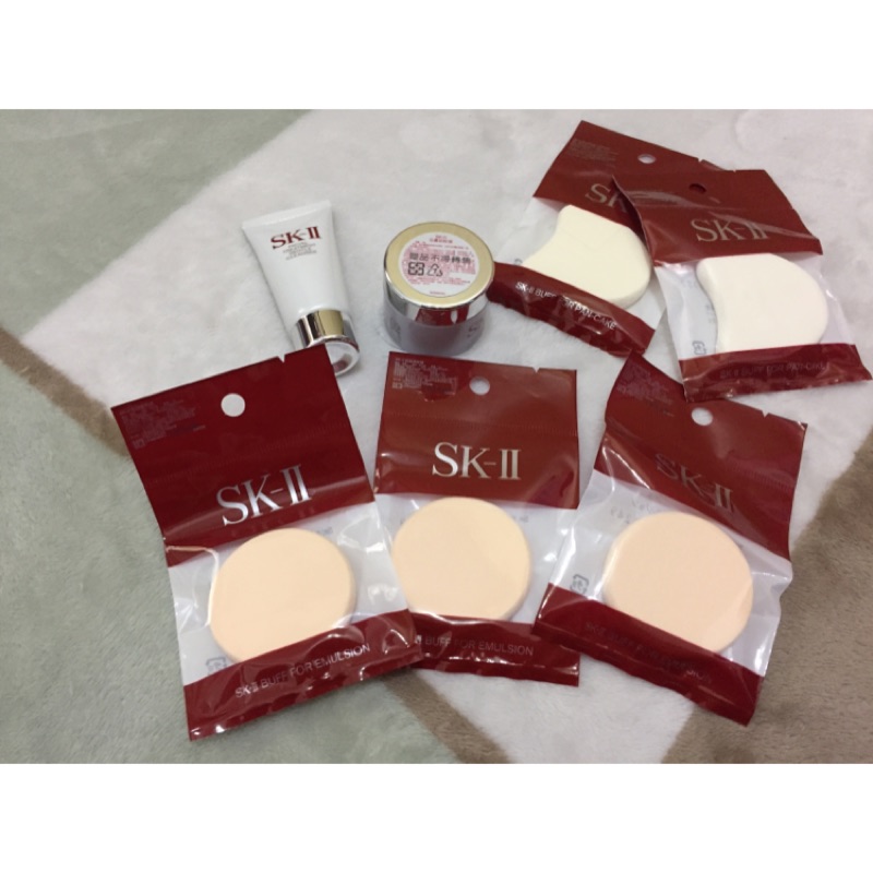 Sk-II/Sk2粉撲 卸妝蜜 潔面乳