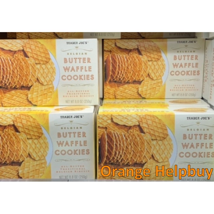 預購 蝦皮最低 Trader Joe’s butter waffle cookies 比利時奶油鬆餅脆片 蝦皮購物