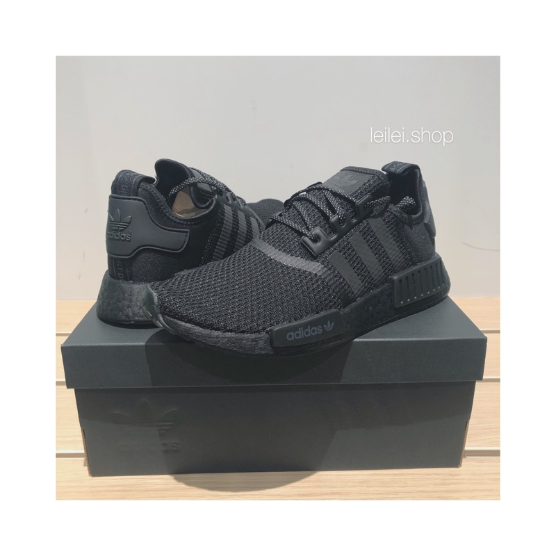 ⚡️LEI LEI⚡️ADIDAS NMD R1 全黑 鞋帶反光 FV7969 情侶款休閒鞋