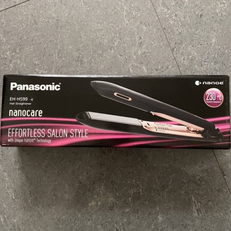 Panasonic國際牌EH-HS99-K奈米水離子直髮捲燙器