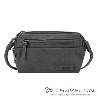 【Travelon 美國】METRO 防盜腰包 /肩背二用包『灰色』TL-43416