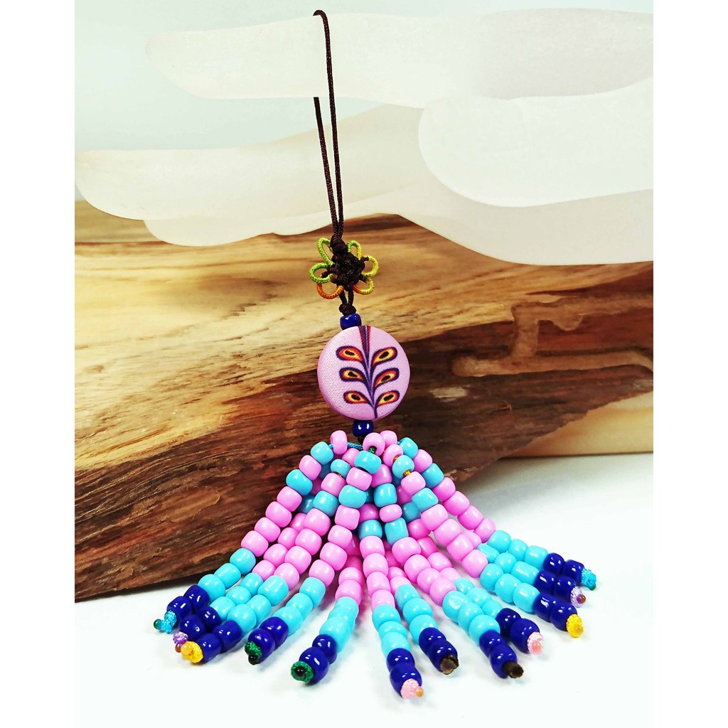 【DIY材料包】A1-A20小米串珠-豐收吊飾◆台灣原住民族意象◆文創精品◆拉格斯◆絲思入釦