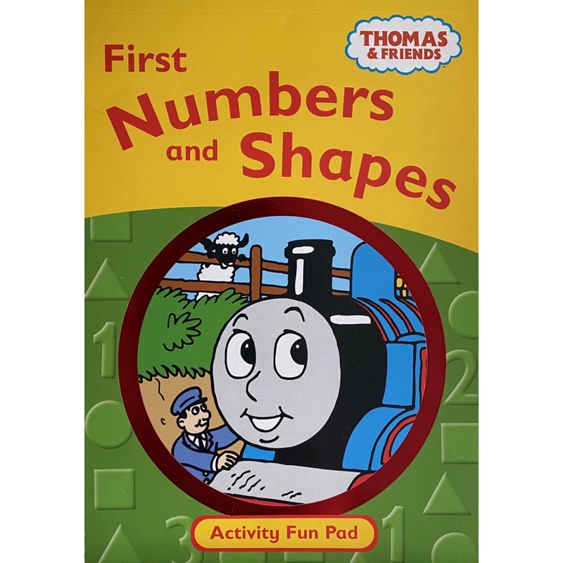 First Numbers and Shapes 湯瑪士小火車 初學者數字與型狀練習本