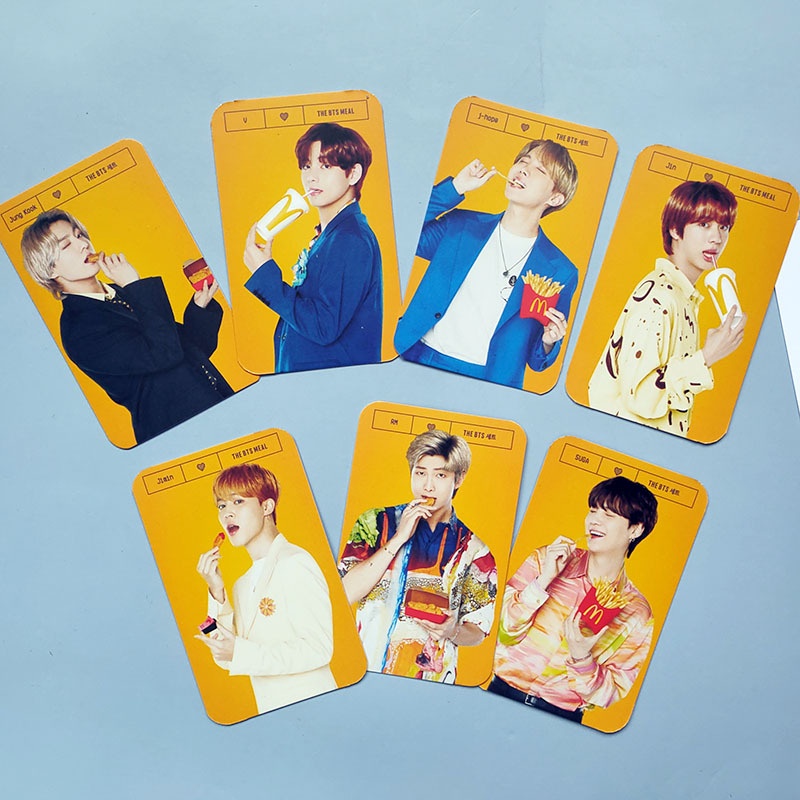 BTS 防彈少年團麥當勞McDonaldu0027s聯名小卡收藏卡拍立得小卡lomo卡 蝦皮購物
