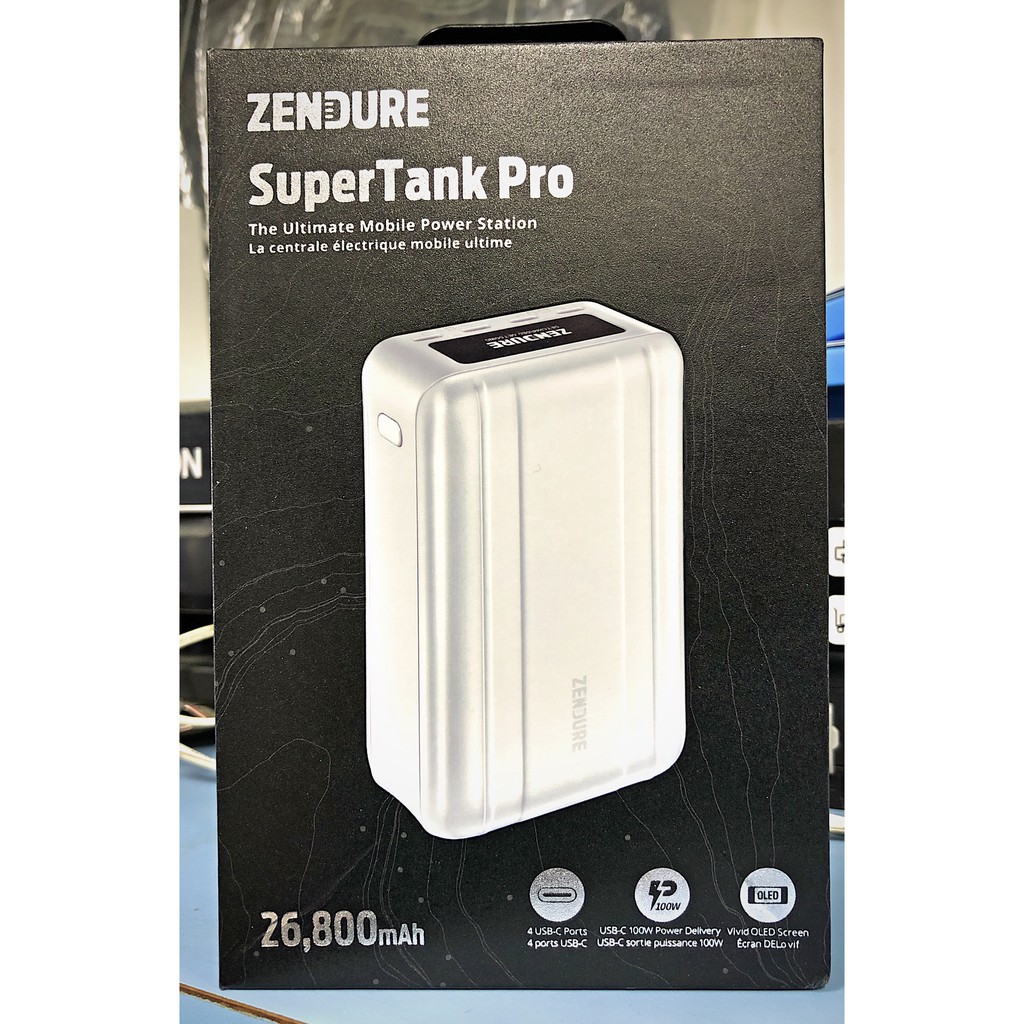 ※加碼送原廠新版編織線※【平輸原廠貨】Zendure SuperTank pro 27000mah PPS QC5.0