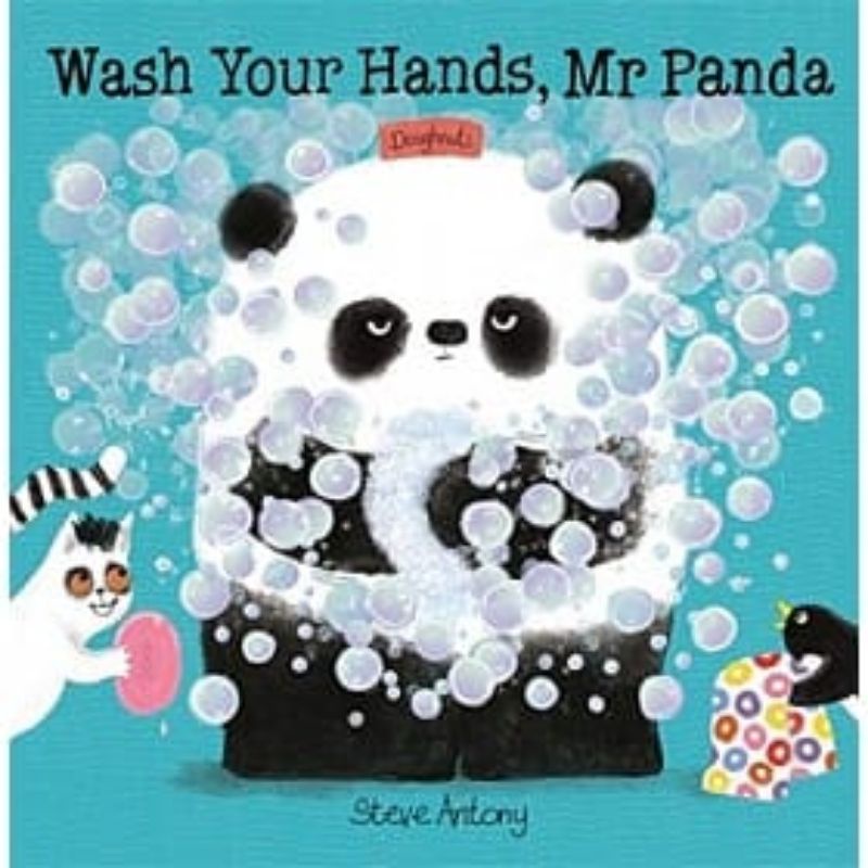 全新英語童書 Wash your Hands, Mr. Panda  作者 Steve Antony 洗洗手，熊貓先生