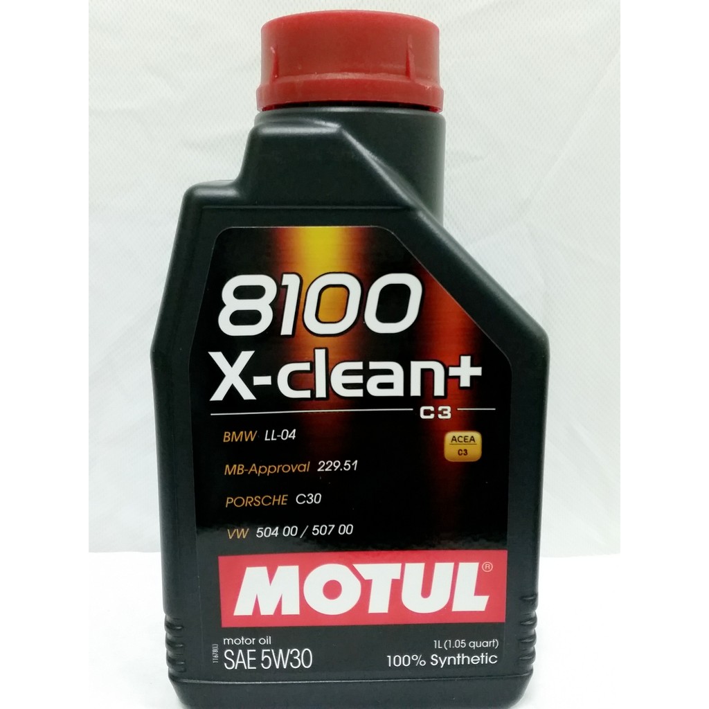【雞仔機油】 MOTUL 8100 X-CLEAN+ C3 5W30 5W-30