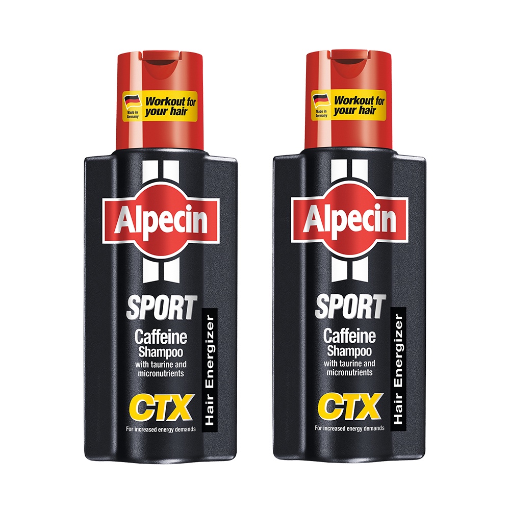 【Alpecin】 運動髮根強健專用 運動型咖啡因洗髮露250ml x2