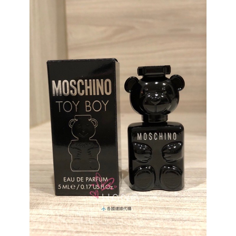 MOSCHINO Toy Boy 黑熊男性淡香精 5ml /沾式小香水