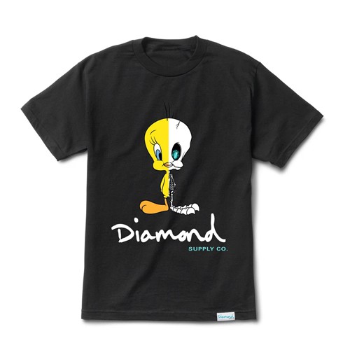 Diamond Tweety X-Ray T恤 (黑)《Jimi Skate Shop》