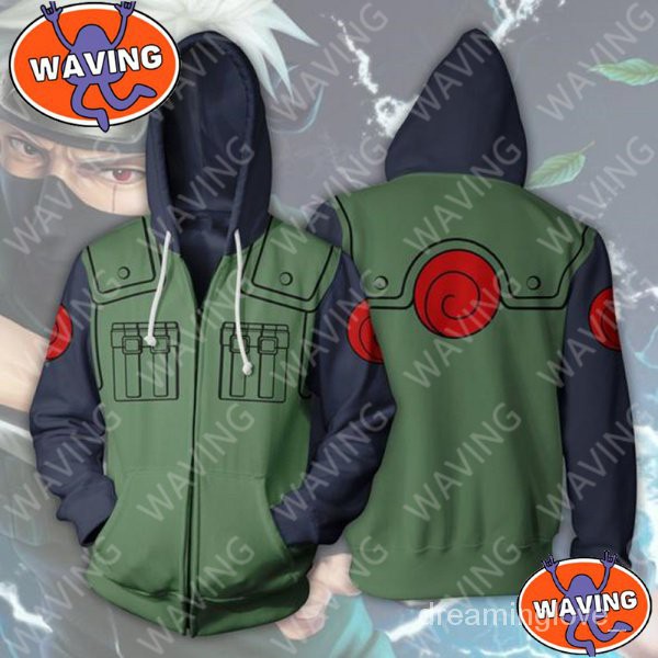 限時特惠 新品waving卡卡西外套naruto連帽衛衣外套拉鏈開衫木葉忍服cosplay火影忍者上忍服鳴人旗木卡卡西 蝦皮購物