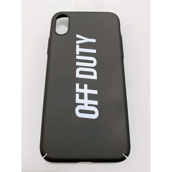 OFF DUTY iPhone X 手機殼 - 黑 |二手商品|