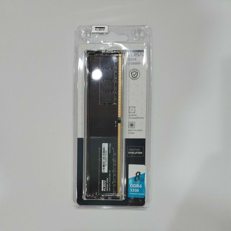 KLEVV 科賦 8GB DDR4 3200 RAM 記憶體 桌上型電腦記憶體