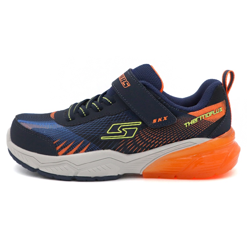 SKECHERS THERMOFLUX 2.0 運動鞋 中大童 藍橘 R8259(403728WLNVOR)