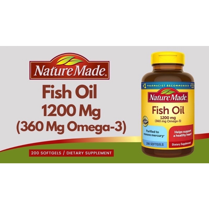 美國好市多萊萃美 NATURE MADE 高濃度魚油 Omega-3 Fish Oil 1200mg 現貨