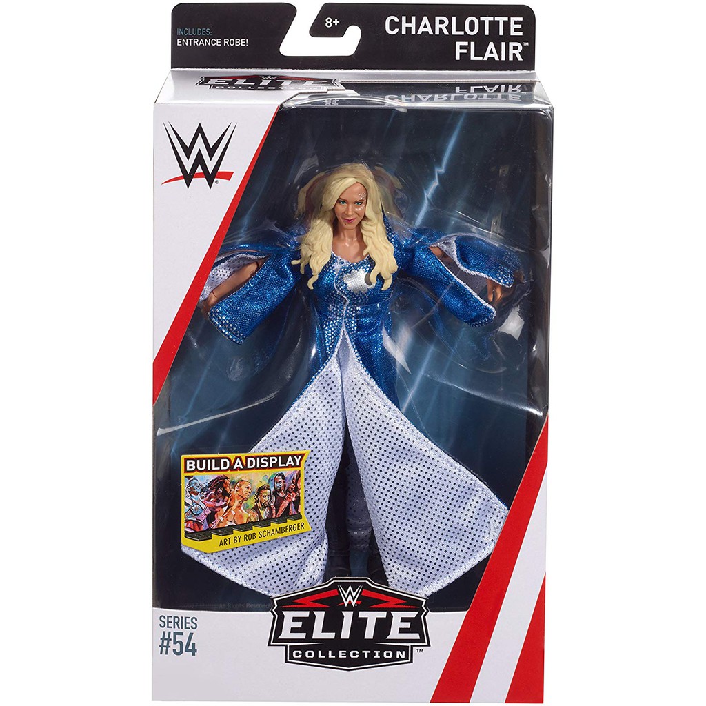 [美國瘋潮]正版 WWE Charlotte Flair Elite #54 Figure 女帝造型大衣精華版公仔人偶