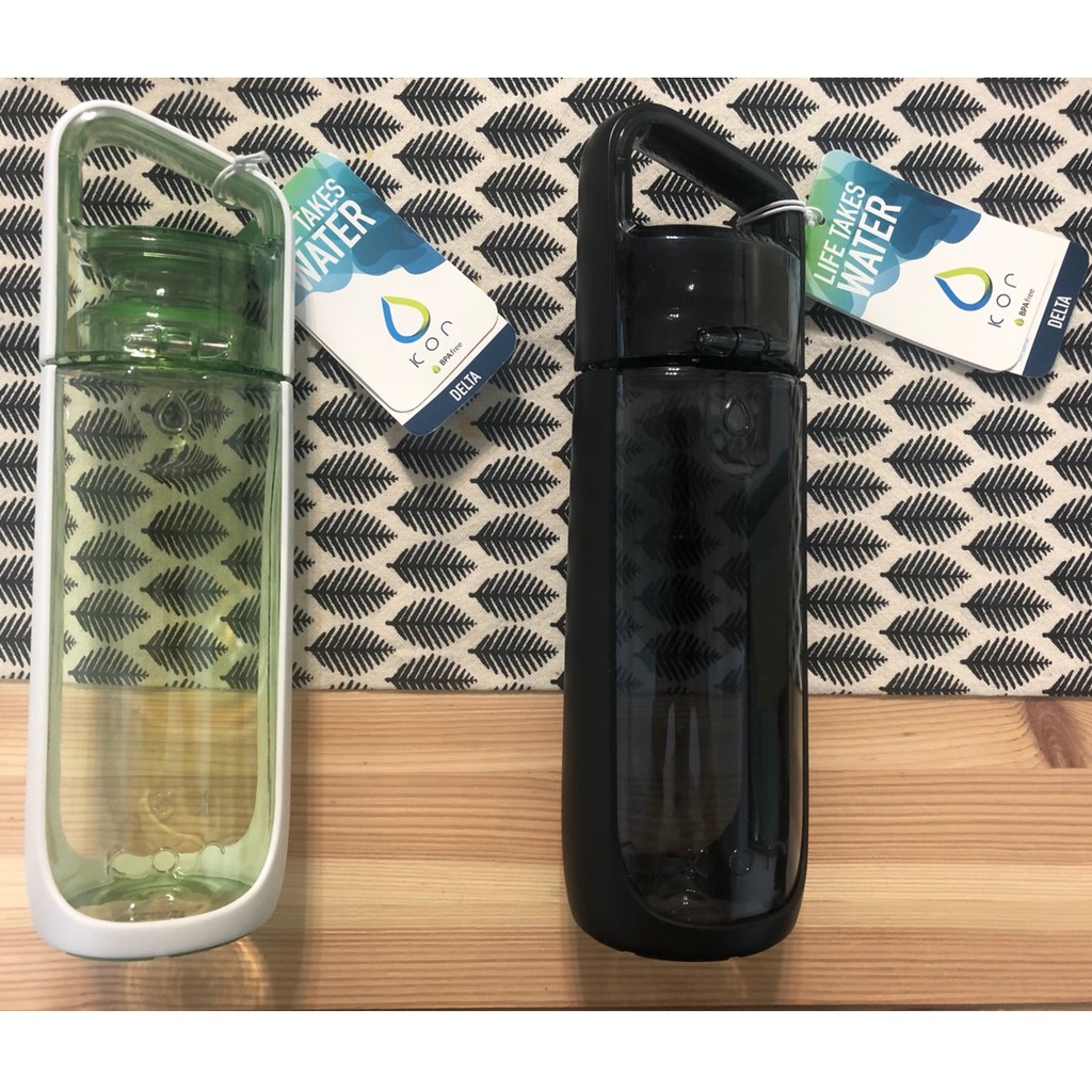 CHIEF’ 【美國KORwater】KOR Delta隨身水瓶 500ml 正版台灣公司貨 全新 黑色/綠色各一