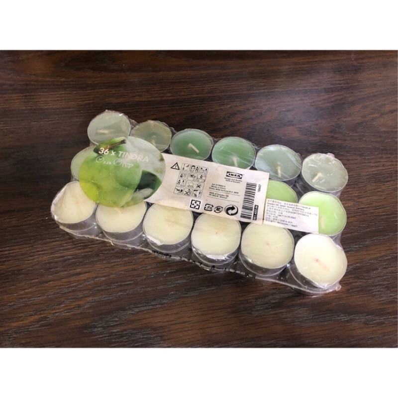 Ikea香氛蠟燭 芳香蠟燭 全新未拆 蘋果 香梨 蝦皮購物