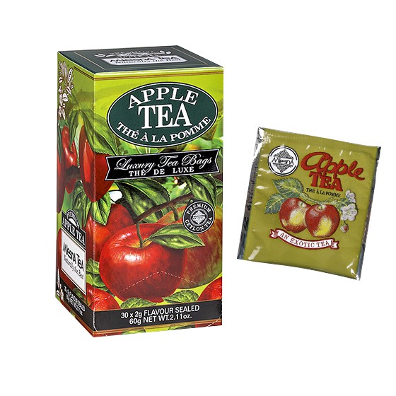 蘋果風味紅茶 (30入/盒) Apple Tea 曼斯納 MlesnA 正式代理進口 錫蘭紅茶/茶包/茶葉