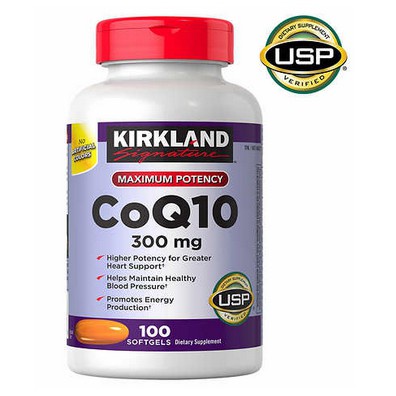 【恬恬小舖】代購--Kirkland 科克蘭 輔酶 CoQ10 300mg 100 顆裝 (現貨）CoQ-10 輔酵素Q